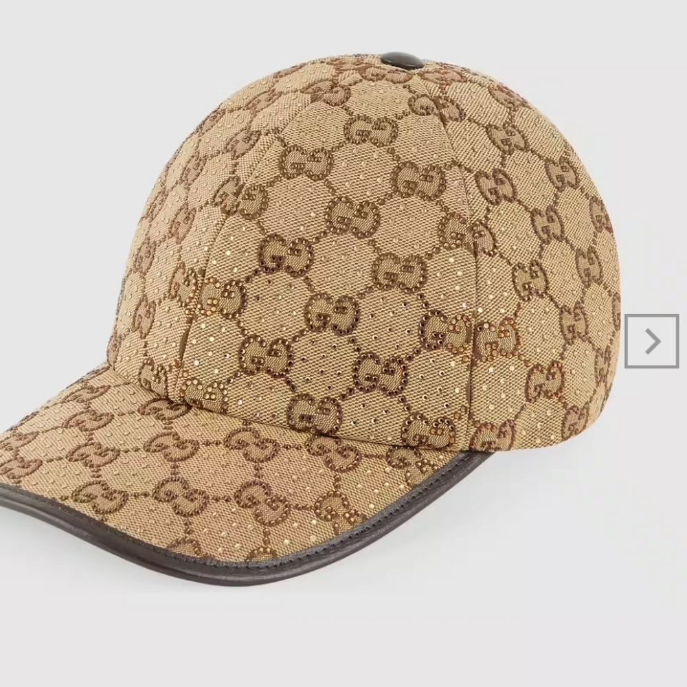 Gucci baseball hat with crystals